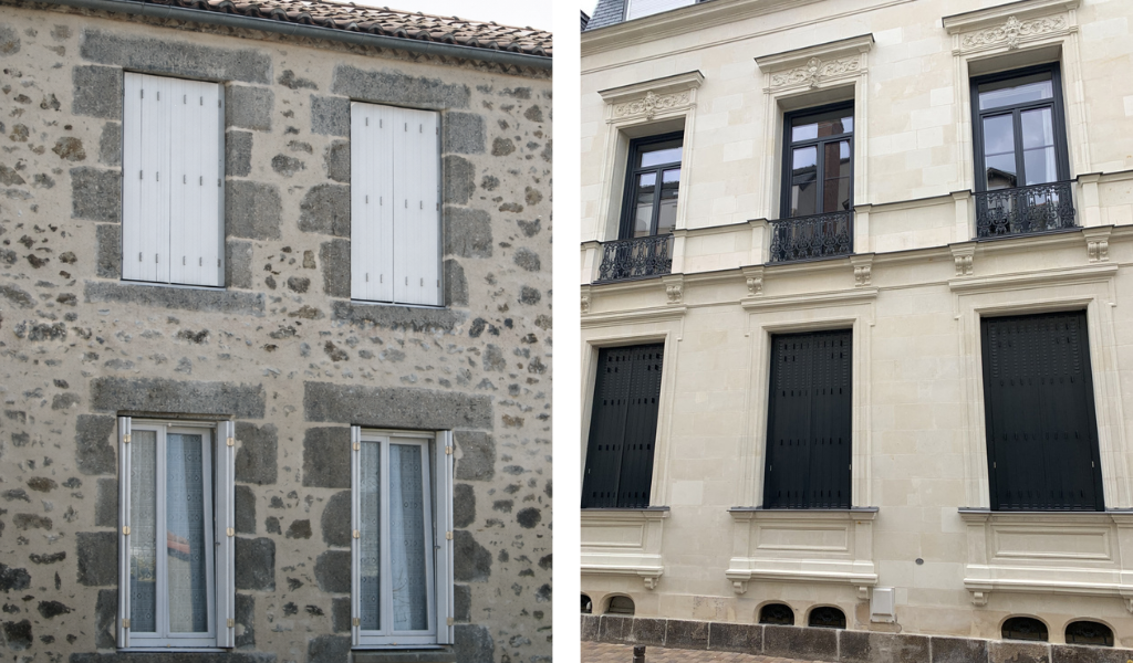 Bonnet Stores - persienne blanc et noir